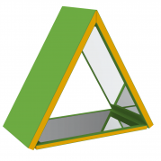 Модуль зеркальный дом