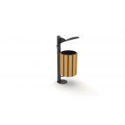 Металлическая урна с защитной крышкой VMVU007