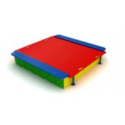 Песочница закрытая Радуга