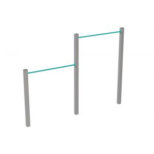 Турнік подвійний дерев'яний