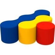 Комплект детских пуфов Волна
