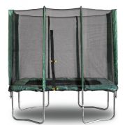 Прямокутний батут KIDIGO 215х150 см із захисною сіткою