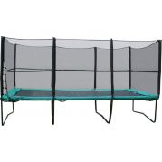 Прямокутний батут KIDIGO 457х305 см із захисною сіткою та драбиною