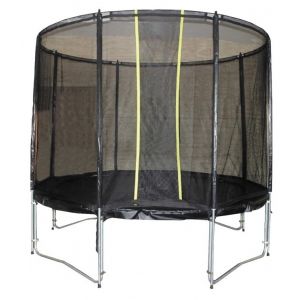 Батут KIDIGO VIP BLACK 244 см с защитной сеткой