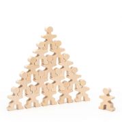 Дерев'яний конструктор "Маленькі чоловічки" Lam Toys (15 деталей)