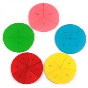 Набір Частини цілого/Дроби на колі 1/2-1/6