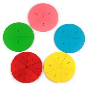 Набір Частини цілого/Дроби на колі 1/2-1/6