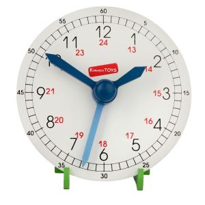 Годинник навчальний дерев'яний