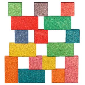 Корковый цветной строительный конструктор Cubois C Mix