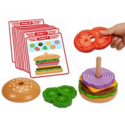 Развивающая пирамидка Lakeshore Собери бургер