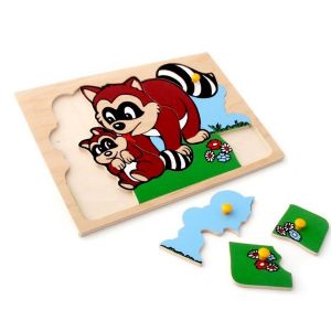 Рамка-вкладыш Еноты