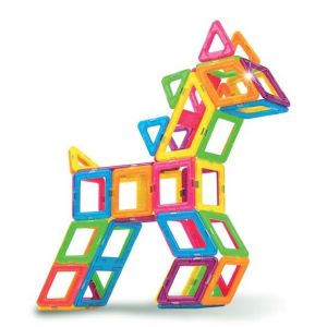Магнітний конструктор Неонові кольори