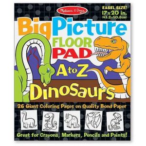 Melissa & Doug Розмальовка Динозаври англійський алфавіт