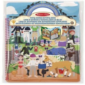 Melissa & Doug Объемные многоразовые наклейки Клуб верховой езды