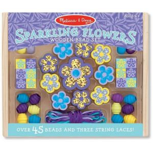 Melissa & Doug Набор бусинок Игристые цветы