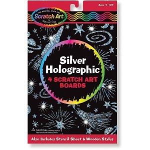 Melissa & Doug Царапка-трафарет Голографический