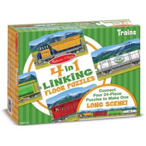 Melissa & Doug Пазл 4 в 1 Поезд
