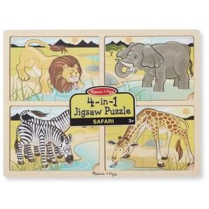 Melissa & Doug Пазлы 4 в 1 Сафари