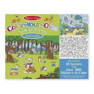 Melissa & Doug Набір розмальовок-наліпок Тварини