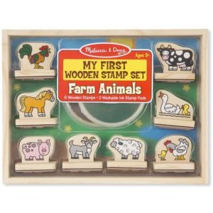 Melissa & Doug Первые штампы Животные фермы