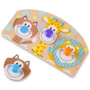 Melissa & Doug Первый формовой пазл Животные сафари