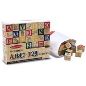 Melissa & Doug Дерев'яні кубики абетка і цифри