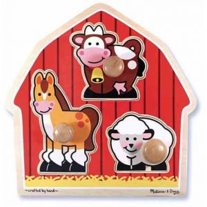 Melissa & Doug Формовой пазл Животные фермы