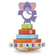 Melissa & Doug Дерев'яна пірамідка-баланс Слоненя
