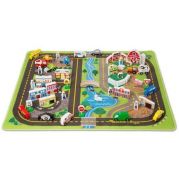 Melissa & Doug Мега набір Дорожній килимок з дерев'яними іграшками