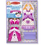 Melissa & Doug Магнітна одягалка Корони і сукні