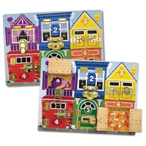 Игра Melissa & Doug Доска с задвижками