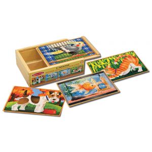 Набор Melissa & Doug 4 пазла