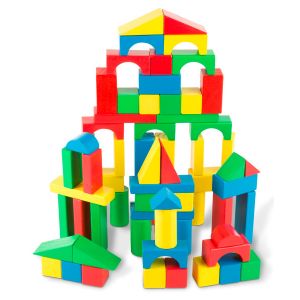 Набор Melissa & Doug 100 деревянных кубиков