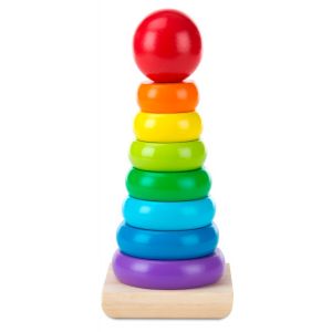 Іграшка Melissa & Doug Веселкова пірамідка