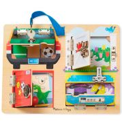 Дошка Melissa & Doug з засувками і блокуванням