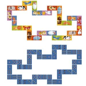 Доміно-пазл MiDeer Toys Зоопарк