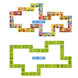 Доміно-пазл MiDeer Toys Транспорт