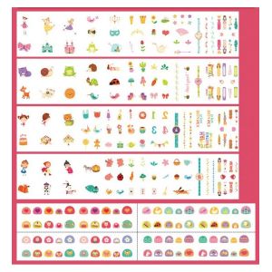 Дитячі тимчасові татуювання MiDeer Казковий сад