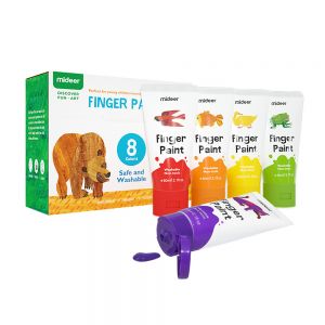 Дитячі пальчикові фарби, 8 кольорів