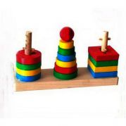 Головоломка - пірамідка 3 в 1