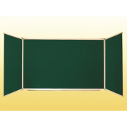 Доска аудиторная 3-х створчатая меловая 5 рабочих поверхностей