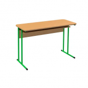 Стіл учнівський 2-місний з полицею, № 6