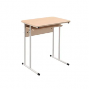 Стіл учнівський 1-місний з полицею №6