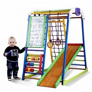 Детский спортивный комплекс для дома SportWood Plus 