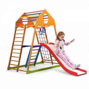 Детский спортивный комплекс для дома KindWood Plus 2