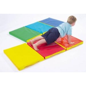 Мат складний дитячий 150-50-5 см з 3-х частин