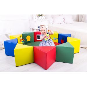 Манеж м'який Сонечко