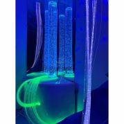 Бульбашкова колона кутова з пучком фіброоптики