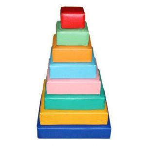 Мягкий модульный конструктор Пирамидка