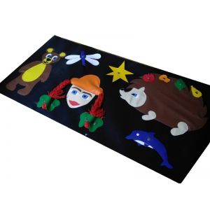 Дидактическое панно Маша и медведь